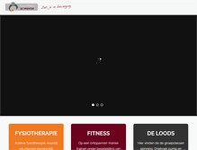 Tablet Screenshot of fysiofitnessdedriehoek.nl